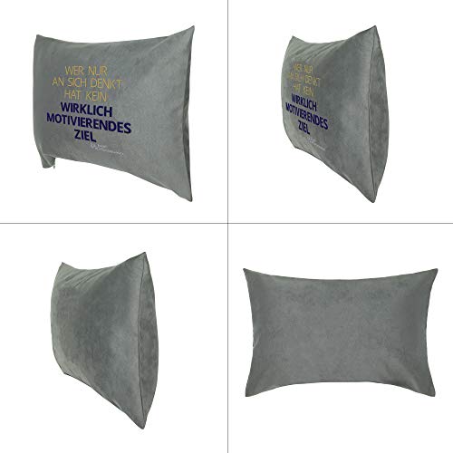 Coussin de motivation Alexander Egger brodé pour retrouver l'inspiration chez soi - 3
