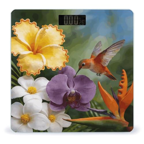 Báscula digital con pantalla LCD y cinta métrica miniatura 1