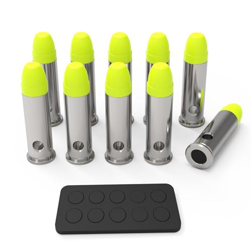 Artemis 357 MAG Snap Caps Dummy Rounds - Closed Weight & Precise Size for Safe Firearm Training, Fault Diction Test and Dry Fire Practice 10 Pack