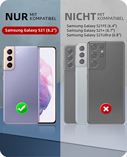 Beeasy Hülle für Samsung Galaxy S21 – IP68 wasserdicht, 360 Grad Schutz