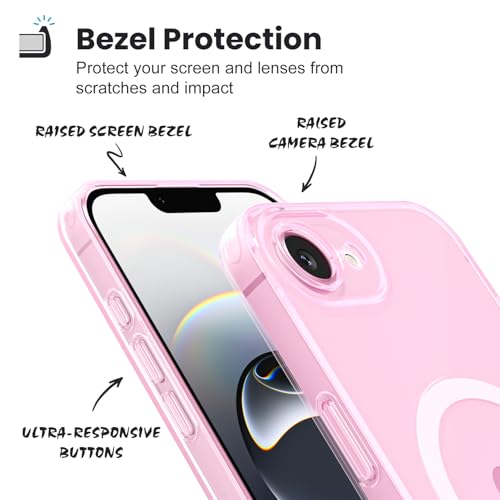 Coque silicone iPhone 16e transparente fine mignonne et resistante aux chocs avec aimant