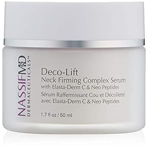 NassifMD Deco-Lift Neck Firming Cream and Tightening Complex Serum, Neck Tightening Cream for Neck Firming, Neck Wrinkle Cream for Saggy Neck, Neck Firming Cream Tightening Sagging Skin
