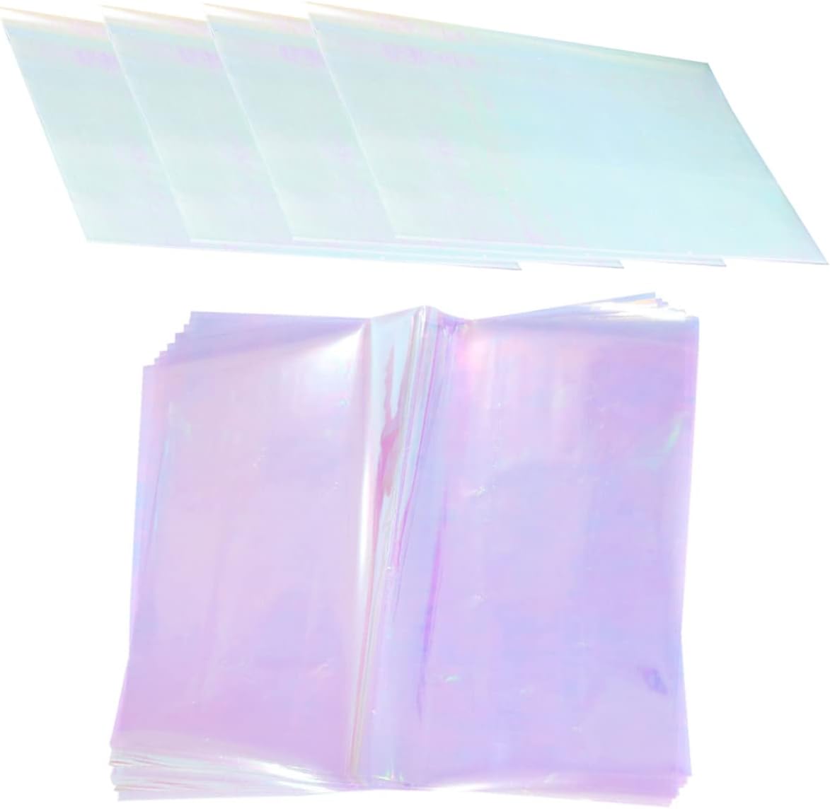 EXHUMKY 20sheets Flower Wrapping Film Premium Bouquet Packing for Floral Arrangements Delicate and Easy to Use Rainbow Gradation Design