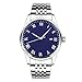 Produktbild Ppzmd Watches Herrenuhr, stilvolles unabhängiges Kalenderfenster, kreative römische Ziffern, wasserdichter Quarz (Silber) Watches (Color : B)