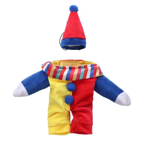 Disfraz de payaso para perro talla XL miniatura 6