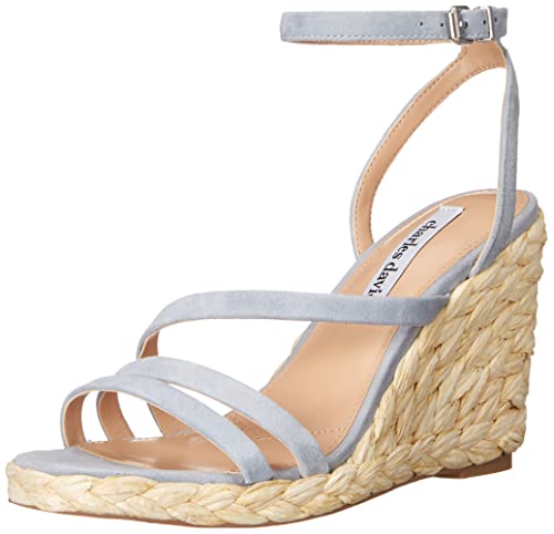 Charles David Women's Rylee Wedge Sandal, Soft Blue, 9.5 #TOP12
