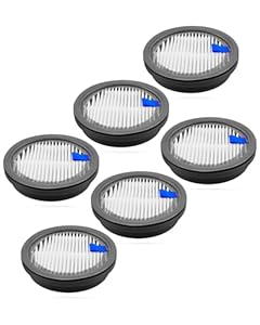 ULXIOM HEPA-Filter-Ersatz, passend für Afoddon A200 PRO/A200 ORFELD B08 C10A C10G NEQUARE S12 S25 S26 Serie Home schnurlosen Staubsauger, E11 Grad mit Schaumstoff-Vorfilter (HEPA-Filter), 6 Stück