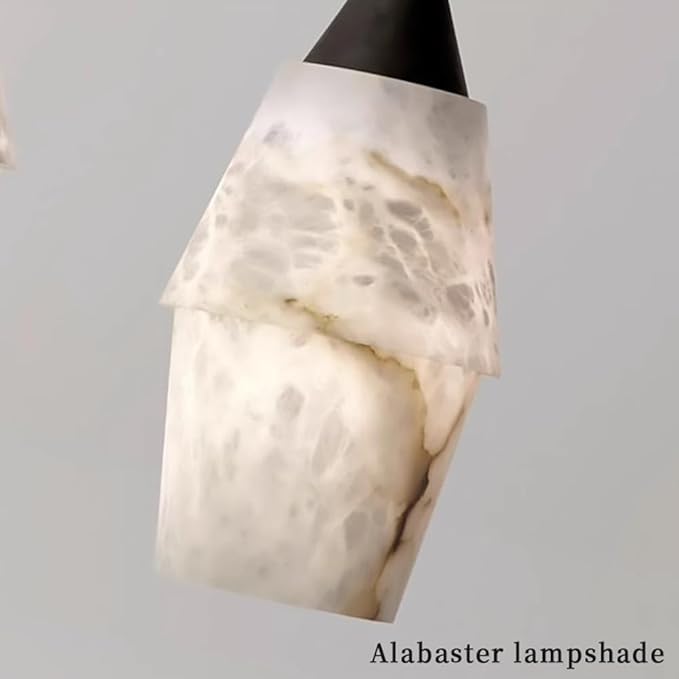 Lámpara de techo para cocina isla y comedor de mármol de 8,2" 7