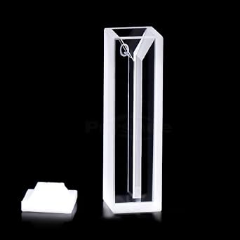 1pcs Micro Quartz Cuvette with lid700ul