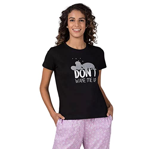 Image of in. fuse by Shoppers Stop Graphic Cotton Round Neck Womens Regular Fit T-Shirt (S21INFGRAKTPB-P)