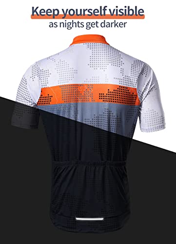 Bergrisar BGZ879 OW L Cycling Jersey Mens Bike Shirts Short Sleeve Bicycle Biking Clothes thumb #4