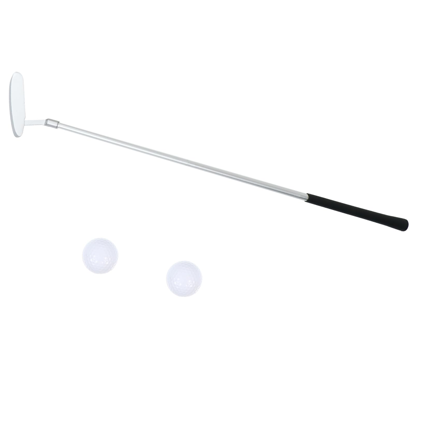 BCOATH Golfs Foldable Putter Golf Putting Practicing Tool Putter 3-Section Design Sturdy Zinc Alloy Easy Assembly for