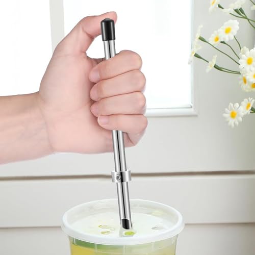 Perforadora de paja multiusos con mortero de bebidas para cocina y barbacoas 4