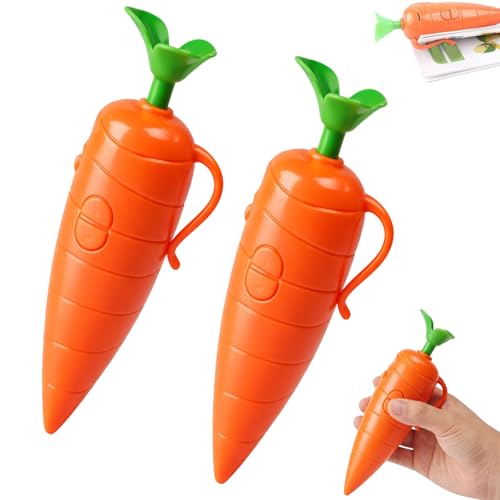MIRJXB Carrot Recorder Pen 2PCS Cute Carrot Pen Writing Tool with Voice Recording Feature Multi-Function Voice Recording Pens with Ballpoint Writing Tool Fun & Creative Gifts for Students Teachers