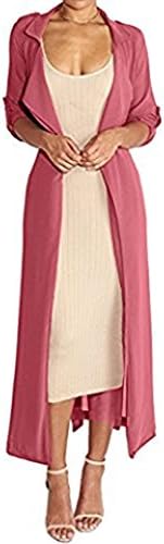 Golaiby Women's Long Sleeve Chiffon Lightweight Maxi Sheer Duster Cardigans