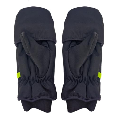 Optimum Dry Wrap Winter Gloves Thermal Warm Half Finger Waterproof Resistant Windproof Visible Breathable Sport running Hockey Driving Outdoors - Image 3