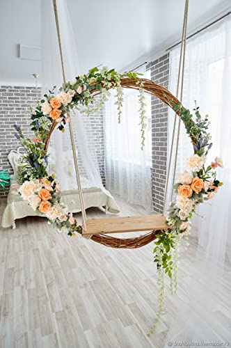 Ipopu Wedding Arch Swag Flowers 2Pcs Floral Swags White Fake Flowers Wedding Arch Corner Flowers Fake Roses Combo Silk Peony For Wedding Decorations For Wedding Reception Ceremony (Champagne White) #TOP1