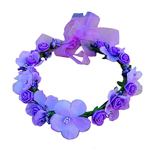 Preisvergleich Produktbild Namgiy Damen Stirnband violett