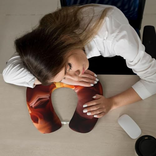 Almohada cuello en U espuma viscoelástica 30 cm x 25 cm miniatura 7