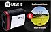 Golf Buddy Laser 1S Rangefinder with Slope, Pin Finder with Vibration, 880 Yard Range Finder, Slope Adjusted Distances, Accurate Measurement, 3 Targeting Mode, 6X Magnification, Wide LCD Display