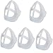 Produktbild 3D-Silikon-Halterung für Masken, Stützrahmen, Silikon-Maskenhalterung, Innenkissen für Masken, Nasenpolster für Mund und Nase, 5 Stück