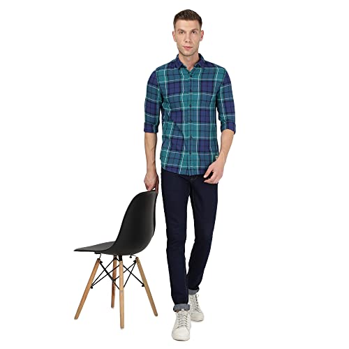 Image of Lee Men's Checked Slim Fit Shirts