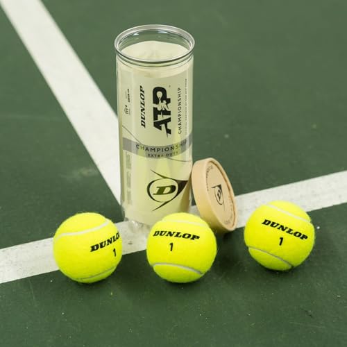 Image of Dunlop Sports ATP Championship Extra Duty Tennis Balls - Case of 24 cans (72 Balls)