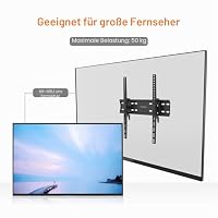 GRIFEMA TV-Wandhalterung 26 bis 65 Zoll, neigbar, 50 kg, VESA 400 – Ansicht 4