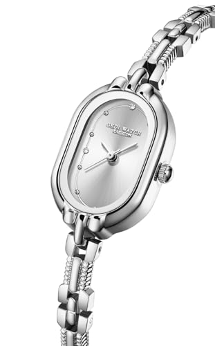 CARLIEN Women Vintage Petite Bracelet Gold Dainty Watch Small Oval Analog Quartz Watch Luxury Waterproof Ladies Diamonds Wristwatch