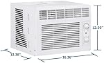 GE climatiseur de fenêtre mécanique 5 000 BTU pour petites pièces jusqu'à 150 pi².