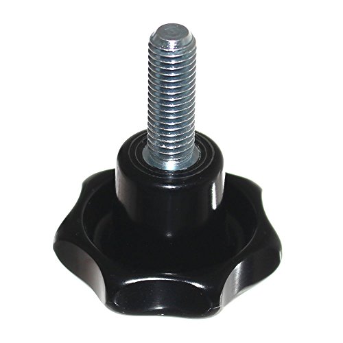 2er Set Sterngriffschraube M10 Sterngriff Ø50mm Flügelschraube Feststeller 30mm Gewindelänge Stellschraube Kreuzgriff Spanner Neu Old-Harvest