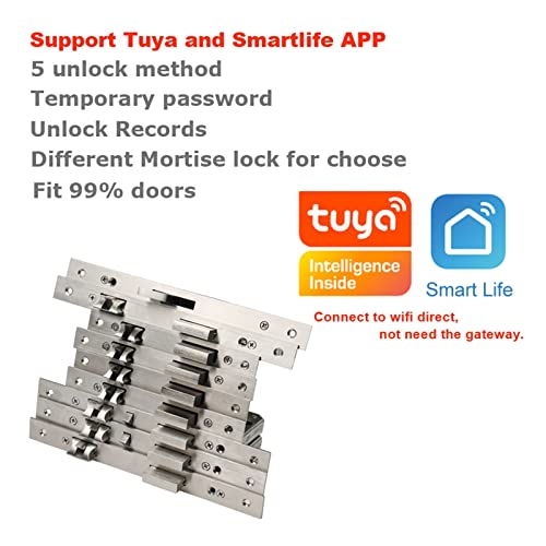 Serrure empreinte digitale Tuya X3 pour sécurité de maison connectée - 3
