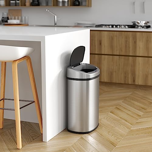 Itouchless ITOS13B Sensorcan 13 Gallon Trash Can thumb #4