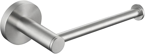 Kibi Portarrollos circulares de papel higiénico  Moderno soporte de papel higiénico montado en la pared, construcción de latón resistente,