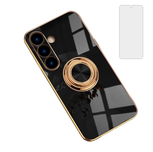 Coque Samsung S25 5G évite les rayures avec verre et béquille