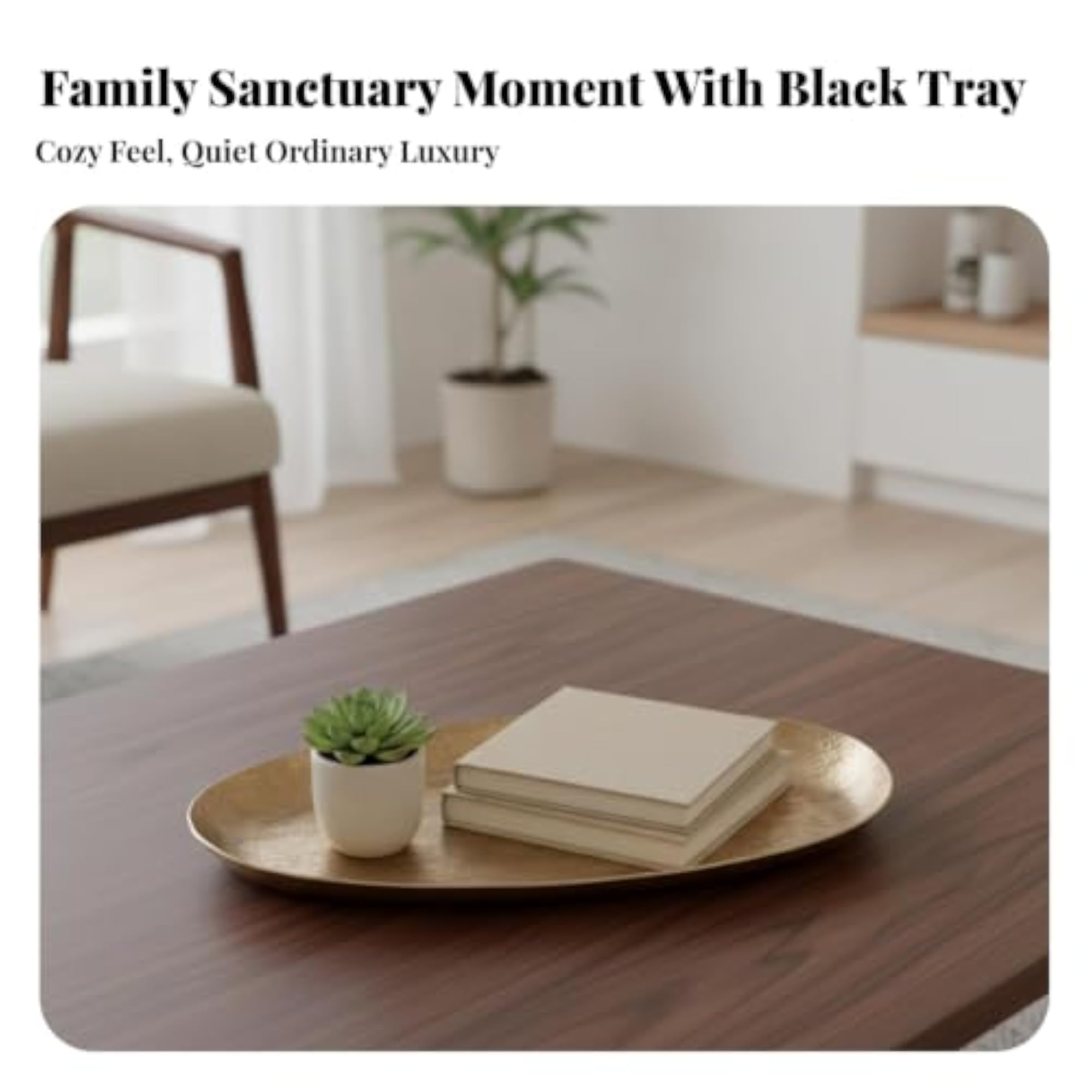 Decorative Aluminum Tray, Handmade Minimalist Gift