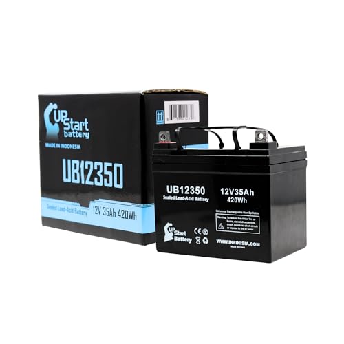 Replacement for Shoprider Mobility Streamer(888WNL) Battery - Replacement UB12350 Universal Sealed Lead Acid Battery (12V, 35Ah, 35000mAh, L1 Terminal, AGM, SLA)