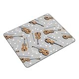 マウスパッド バイオリン柄 音楽柄 ゲーミングマウスパッド 個性的 おしゃれ 滑り止め 小型 パソコンpc用