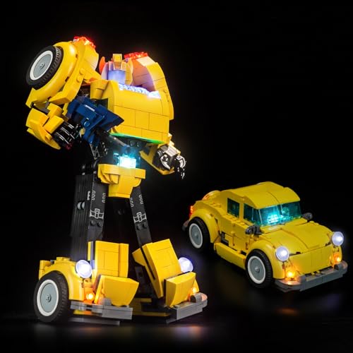 Led Licht Set für Lego 10338 Bumblebee (Kein Lego) Dekorationsbeleuchtungsset für Lego Bumblebee 10338 Kreative Spielzeug