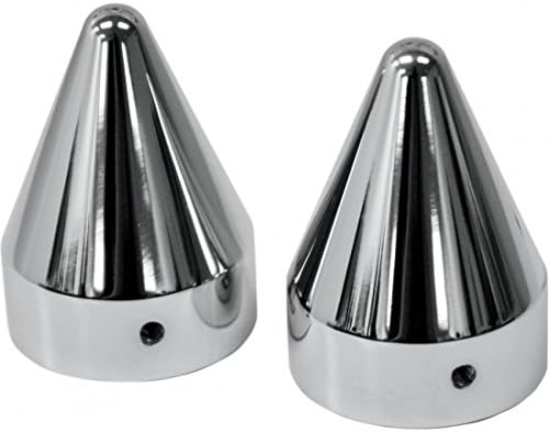 LA Choppers Chrome Spike Axle Caps LA-7811-00