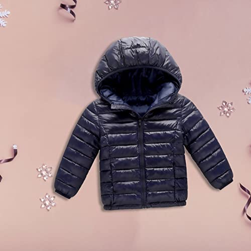 Small and Medium Sized Boys and Girls Warm Cotton Padded Jacket Autumn and Winter Comfortable Spring Summer Top Bow4