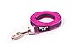 IDC Color & Gray gumierte Leine, 20 mm x 1 m ohne Schlaufe, Pink-Grau