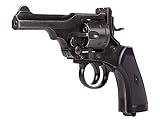 Webley MKVI CO2 Pellet Revolver, Battlefield Finish, 4
