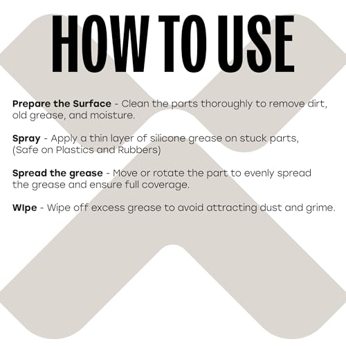 Image of Silicone Spray 500mL - Multi Purpose Silicone Lubricant for Car Rubber, Window Channels & Bike Maintenance | Restores & Protects Plastic, Vinyl & Metal | Professional Silicon Grease Spray