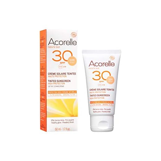 ACORELLE Crème Solaire Teintée SPF 30 - 50ml