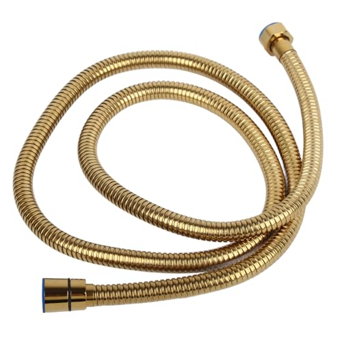 Duschschlauch, Edelstahl-Handbrauseschlauch, Universeller Ersatz mit G1/2-Gewindeeinsatz und Mutter für Badezimmer