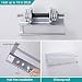 Hoomtaook Portarollos Cocina Soportes de Pared para Portarrollos de Cocina, Autoadhesivo, Aluminio,...