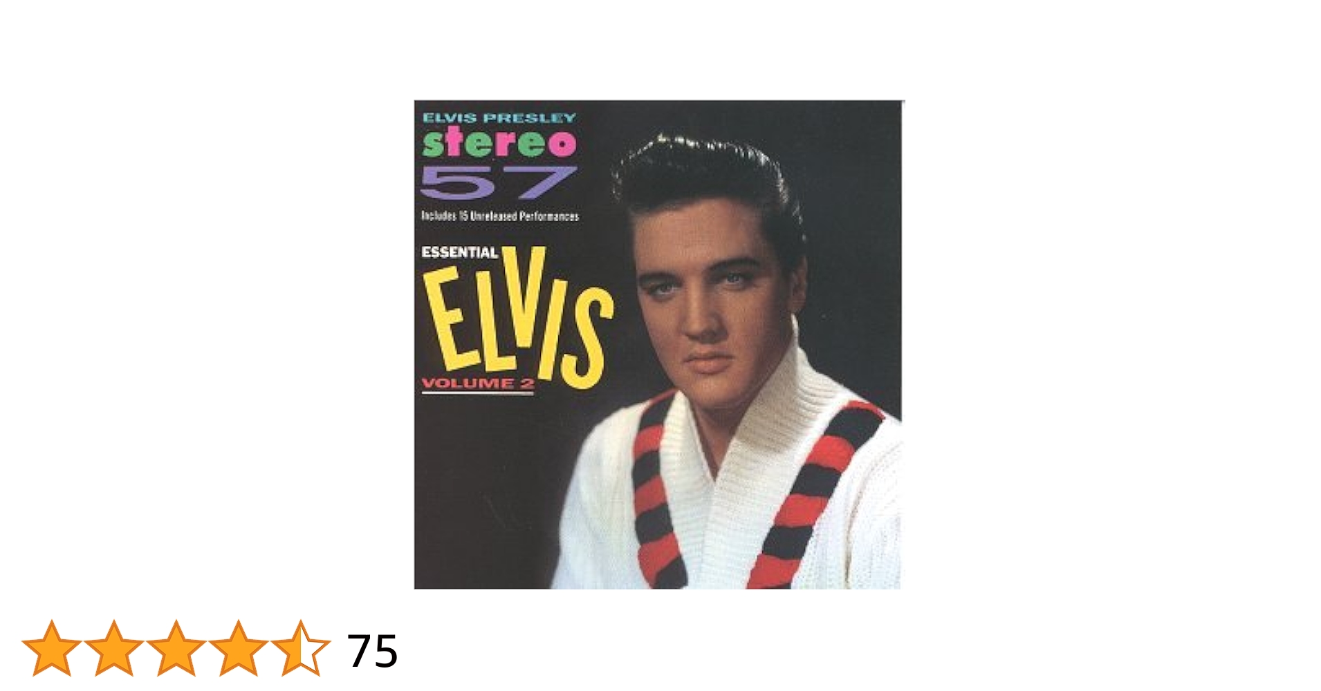 米CD Elvis Presley Stereo 57 (Essential Elvis Volume 2) CAPP057SA Analogue Productions /00110 Elvis Presley – Stereo '57 (Essential Elvis Volume 2