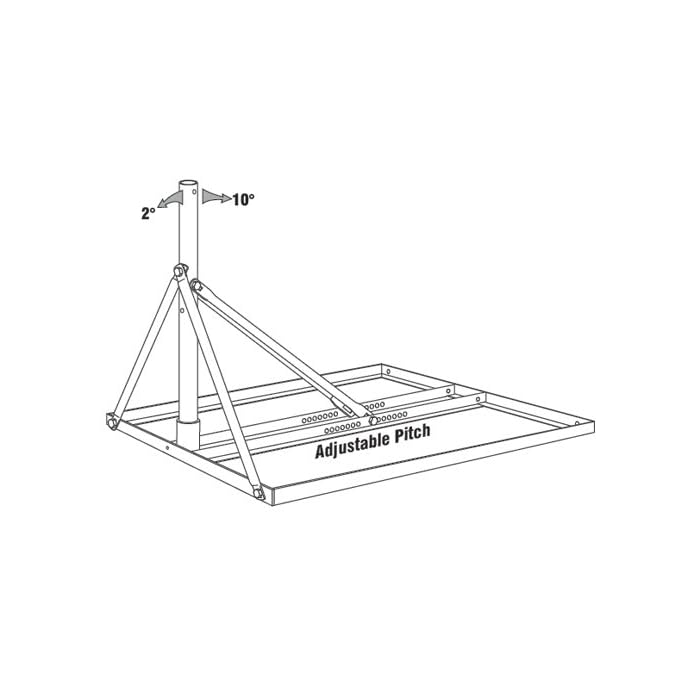 Non Roof Mount 2 Inch for satellite dish