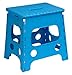 Superio Folding Step Stool with Anti-Slip Surface 11" - Blue
